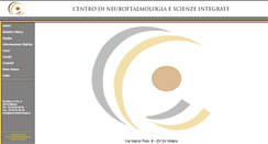 Desktop Screenshot of neuroftalmologia.it